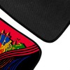Auto Floor Mat Set of 4, Haitian Flag Pattern Car