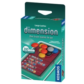 Thames & Kosmos Dimension: The Brain Game to Go, Spherical Stacking Puzzle Game, Family Games for Game Night, Board Games for Adults and Kids, For 1 Player, Age 8+