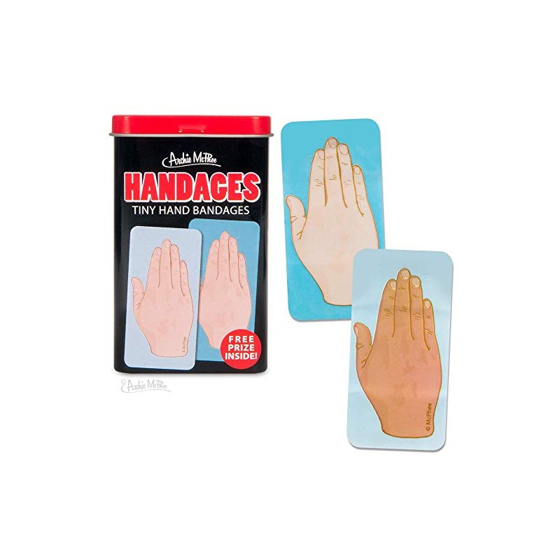 Handages Helping Hand Adhesive Bandages Set in Collectible Tin!