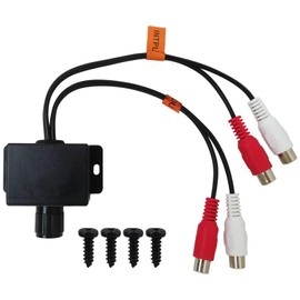 New Universal Subwoofer Control Knob - Plug-and-Play RCA Bass Adjustment for Car Audio Systems