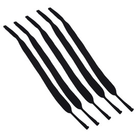 Leopacat Glasses Holder Strap For Men, Glasses Strap for Sports, Eyeglass Lanyards Men Eyewear Glass Eyeglasses Sunglasses Silicone Eyeglass Retainers Soft Eye Holders for Reading Sport 5Pc