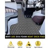 KT GuoMei 94.5"X43.31" Tiny Diamond Patterns EVA Self-Adhesive Boat Decking