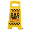 Boxer Gifts Funny Dad Gift Warning Sign - Farts Loading Approach at Own Risk - Joke Father's Day Present & Christmas Stocking Filler