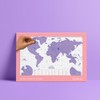 Luckies Scratch Map - Scratch Off World Map - World