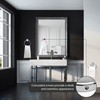 Design House Savannah Bathroom Accessories - Polished Chrome and White