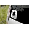 French Bulldog Dog Sticker Premium Silhouette Monotone M Size MK-2