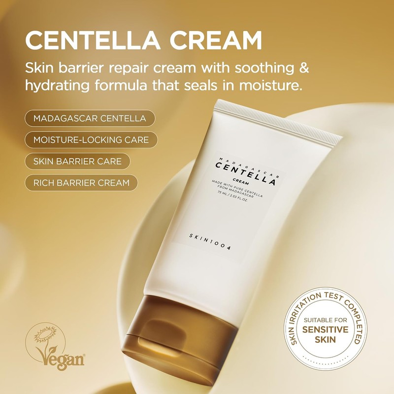 Madagascar Centella Cream by Skin1004 for Women - 2.53 oz