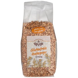 Bauckhof Oat Pops with Honey Gluten Free Pack of 4 (4 x 150 g) - Organic