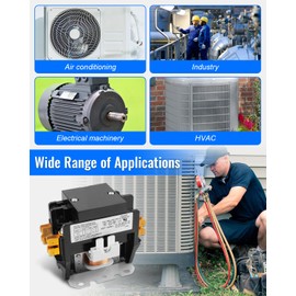 HCC-2XU02AAC Bipolar Air Conditioning Heat Pump Ice Maker AC Contactor 208v-240v 30A 50/60 Hz Contactor