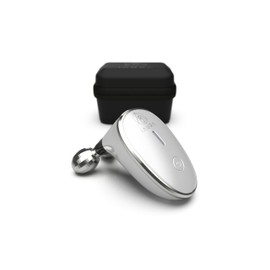 iAURA LUX Microcurrent 3D Facial Roller - Electric Face & Neck Lift/Toning Device with Vibration Massager Mode for Enhanced Face Contour, Tone & Reduced Puffiness with Travel Pouch