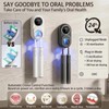 Wall-Mounted Toothbrush Holder with 2 Slots - No Drill Inductance