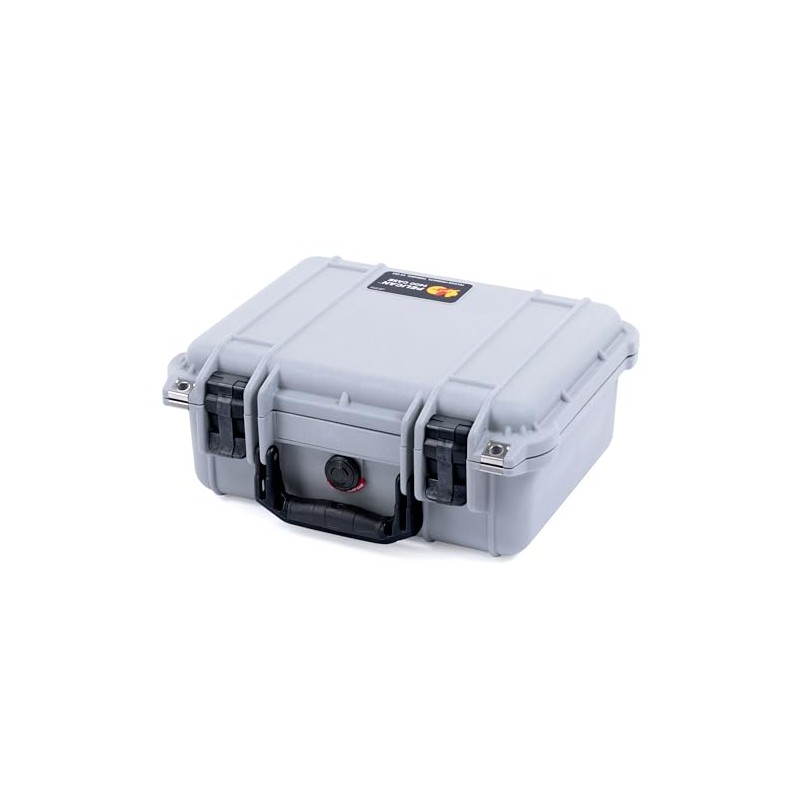 Pelican Protector 1400 Case by ColorCase - Silver - Medium