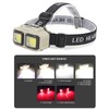 Rechargeable LED Headlamp Motion Sensor USB Charging Multifunction COB Headlamp