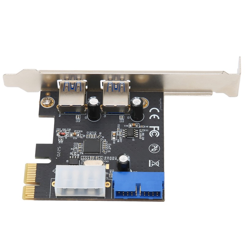 PCIE to USB3.0 Expansion Card 2 Ports High Speed Stable