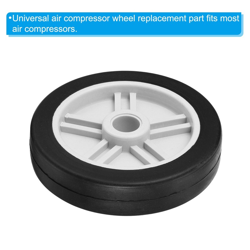 PATIKIL 4.7" Air Compressor Wheels, 2 Pack Universal Air Compressor