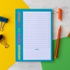 Bettie Confetti Daily Planner Pad | Undated A5 Funny Desk