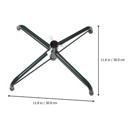 DOITOOL Christmas Tree Stand, Xmas Tree Bracket, Artificial Christmas Tree Holders, Folding Sturdy Iron Metal Holder Base Bracket for Christmas Tree (30cm)