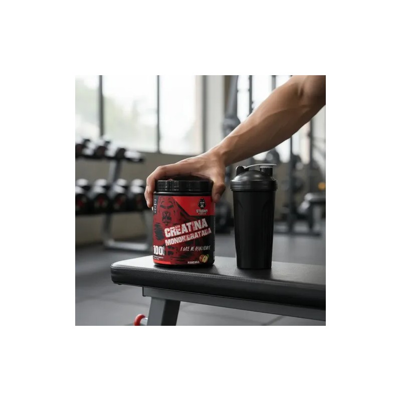 Creatina Monohidratada 500gr Strong Protein 100 Servicios