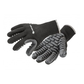 Högert Technik BROL PU Coated Anti Vibration Protective Gloves, Black, Size 10, Shock Absorption, Abrasion Resistant, Ideal for Working with Heavy Tools