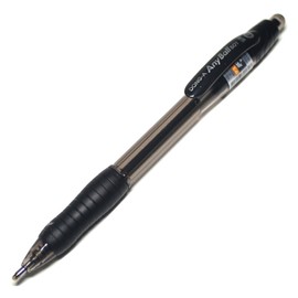 X12 Dong-a Soft Rubber Grip Anyball 501 Ballpoint Pen 1.6mm - Black (12 Pcs) by Dong-A