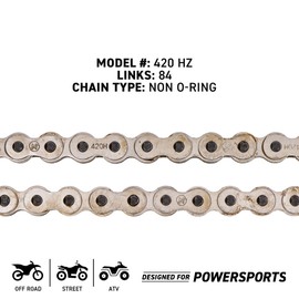 NICHE Drive Sprocket Chain Combo for Yamaha PW80 Y-Zinger Front 15 Rear 32 Tooth 420HZ Standard 84 Links
