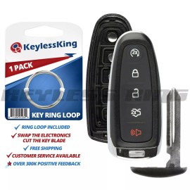 KeylessKing* New Replacement Keyless Entry Remote Key Fob Case Shell Pad for M3N5WY8609
