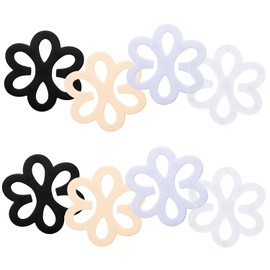 8pcs Bra Strap Clips, 4 Colors Bra Converter to Racerback Strap Holders for Slipping Anti-Slip Buckles Conceal Tool for Women Dresses Shirts Sports Tops (Dragonfly Style)