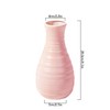 Unbreakable Vase for Flowers, Ceramic Look Plastic Vase for Home