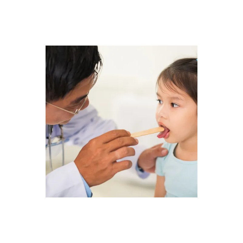 Pack 5 Cajas De Abatelenguas De Madera Ambiderm (500piezas)