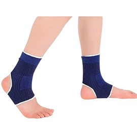 Dr Sol's Ankle Support Aids in Rehab of Ankle Injuries - Brace Compression Support Sleeve for Running Athletics Injury Recovery Joint Pain (Large)