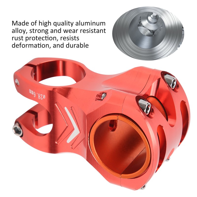 CANSUCC 31.8/35mm Bike Handle Stem Riser Short Handle Stem Aluminum