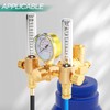 BOGERDACK Dual Output Argon Regulator, Flow Meter 0-60CFH, With 9.8