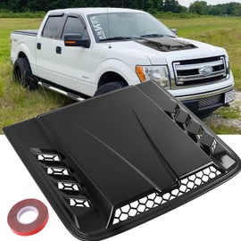 DREAMOTOR Hood Scoops For Cars, Universal Hood Scoop Hood Vents, Automotive Hood Scoops for Trucks Compatible with Dodge Ram 1500 2500 F150 F250 F350 Toyota Tundra GMC Sierra 1500 2500 Jeep Wrangler