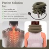 Collarín Cervical Inflable Ajustable Con Tracción Cervical, Extensor Cervical De