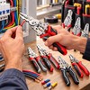 12-in-1 Multifunctional Wire Stripper Pliers, Foldable Electrician Tool with Live/Neutral