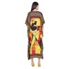 Oussum Plus Size Caftans for Women’s Kimono Sleeve Polyester Kaftan