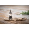 LOVI Medium Wooden Elf Postcard - Grey - 12 cm