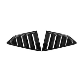 VIOJI for Chevy for Camaro 2016-2023 Quarter Window Louvers Rain Sun Windshield Gloss Black