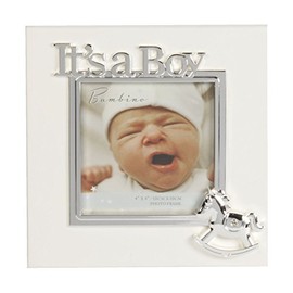 Baby Boy Gift - Beautiful Its A Boy Photo Frame In Gift Box