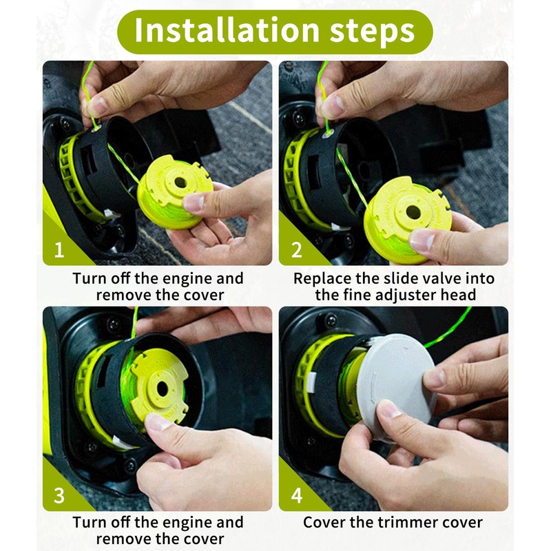 Zaxiva Pack of 14 Updated Model Replacement Grass Trimmer Spool