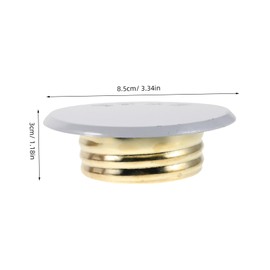 Operitacx 8 Stück Teiliges Abdeckplatten Korrosionsbeständige Flache Deckenabdeckungen für Verdeckte Sprinkleranlagen Hitzebeständig Einfache Montage Geeignet für Wohn Gewerberäume