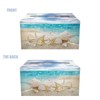 KUIFORTI Starfish Seashell Tissue Box Cover Rectangle Car Tissue Holder