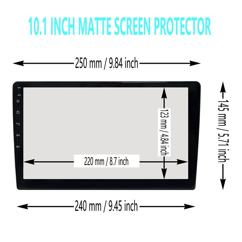 Anti Glare Matte Car Screen Protector Radio Screen Protector Android