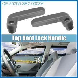 A ABSOPRO Driver Passenger Side Top Roof Lock Handle 85265-SR2-000ZA 85215-SR2-000ZA for Honda Del Sol 1993-1997 Left Right Side Lock Handle Item Replacement
