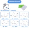 NUDFSY Ring Size Adjuster for Loose Rings, 14Pcs Invisible Ring