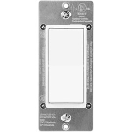 Bryant Electric IDEVZ03DW ZWave RF Decorator Add-on Switch, Multi-Way, Z-Wave Hub Required, 120VAC, White