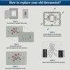 Thermostat for Heat Pump,Programmable Thermostat for House,Single-Stage Systems,2 Heat/1 Cool