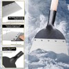 Multifunctional Garden Shovel, Manganese Steel Cleaning Shovel for Weeds and