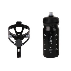 Zefal Pack Sense Soft 65 Black and Pulse B2 Black - Hydration Pack with Bicycle Water Bottle and Bicycle Bottle Holder - Bicycle Bottle Holder with Water Bottle, Black, 107 g