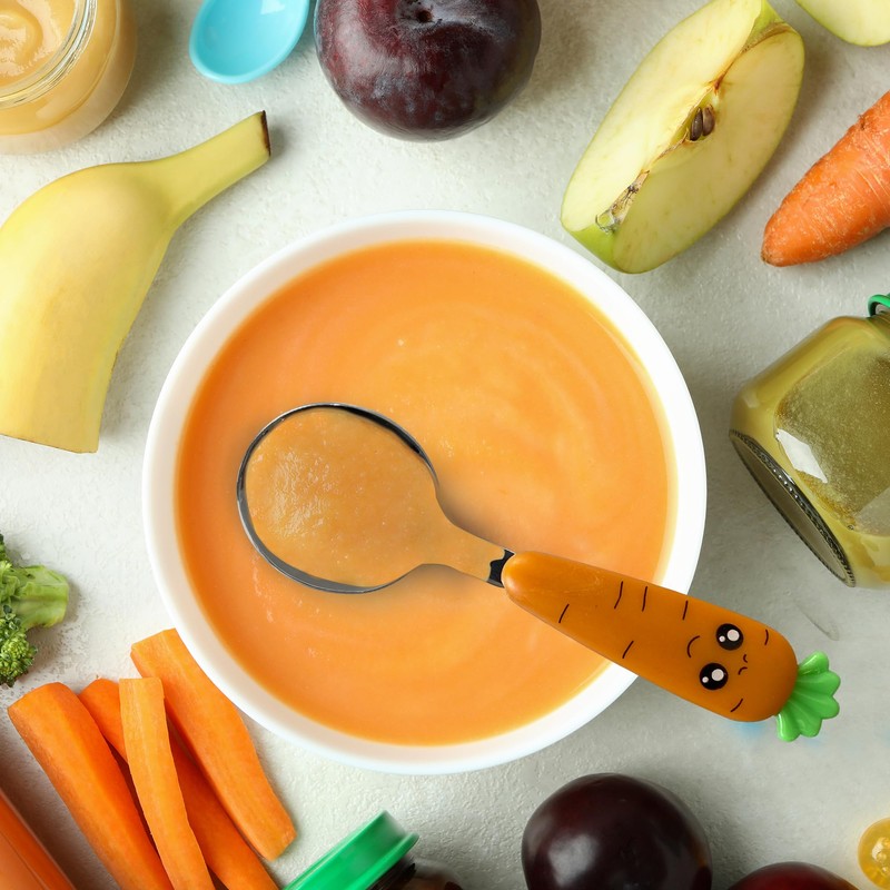 Baby Spoons with Fork | 3 Pcs Easy Grip Baby